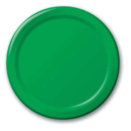 Emerald Green Lunch Plates - Click Image to Close